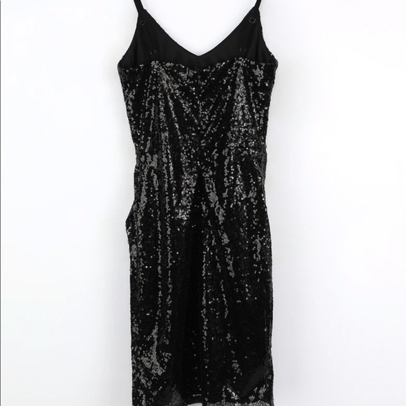 Lulu’s black sequin mini dress - Picture 2 of 6